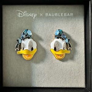 Brand New In Box - Disney Baubllebar Earrings (Donald Duck)